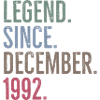 Légende depuis décembre 1992