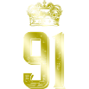 91 Number crown