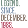 Légende depuis décembre 1988