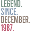 Légende depuis décembre 1987