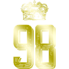 98 Number crown