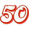 50 ans d’anniversaire Félicitations