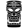 Tiki oceania - sculpted human
