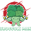 Funny Cute Broccoli Man