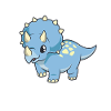 Kawaii Triceratops