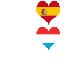 Luxembourg and Spain genius / gift