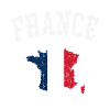 france flag map