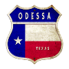 Armoiries du Texas, drapeaux, Odessa
