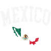 mexico flag map