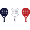 PADEL Blue White Red