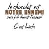 Le Chocolat Est Notre Ennemi