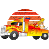 Tow truck sunset