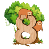 8th birthday | Sloth birthday | Sloth