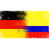 Germany Colombia Flag