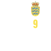Dansk fodbold Dansk våbenskjold Flag Dynamit