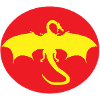 Winged Dragon red yellow