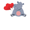 Sweet hippo