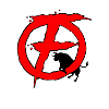Red and black Féria logo