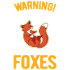 Warnung Fuchs Geschenk Polarfuchs Rotfucks