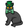 Chat noir Saint-Patrick