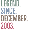 Légende depuis décembre 2003