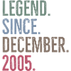 Legend Since December 2005