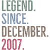 Legend Since December 2007