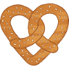 Bretzel heart