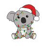 Koala Christmas Winter Animals Koalas