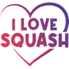 Ich liebe Squash Herz