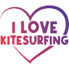 I love kitesurfing heart