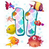 11th birthday | Rainbow Fish Birthday |
