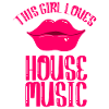 House Music EDM Girl