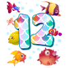 12th birthday | Rainbow Fish Birthday |