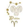 Astrologisches Sternzeichen Widder - Gold