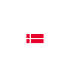 Denmark flag with bold arch