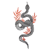 Traditional Tattoo Snake