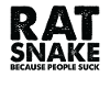 People suck rat snakes