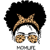Afro Mama Leben Leopard