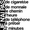 Je n'ai pas
