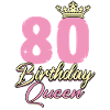 Birthday Queen 80