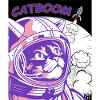 CATBOOM Comic Book Space Katzenexplosion