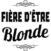 fière d'être blonde