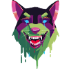 Abstact wolf, wolf