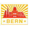 Bern Skyline Sonnenburst Stadtsiegel