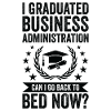 I studied business administration