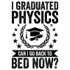 I graduated in physics