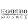 Hambourg avec coordonnées