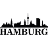 Silhouette de Hambourg