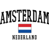 Amsterdam Netherlands Flag Art